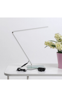 LED irodai asztali lámpa ezüst