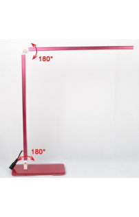 LED irodai asztali lámpa rózsaszín