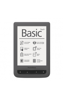 PocketBook Basic Touch 624 e-könyv olvasó sötétszürke