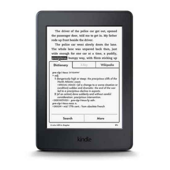 Amazon Kindle Paperwhite 2015 e-book olvasó (4GB)