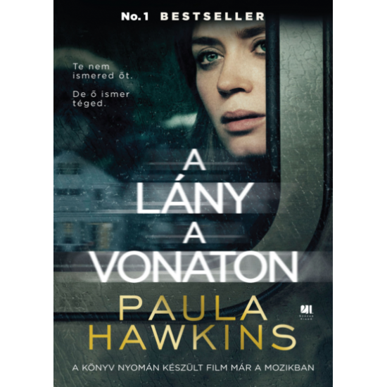 Paula Hawkins: A lány a vonaton - filmes borítóval